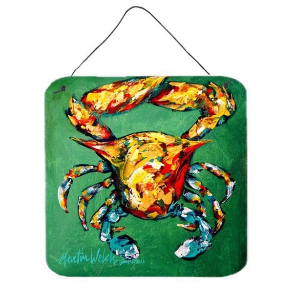 Crab Two Snaps Aluminium Metal Wall Or Door Hanging Prints, Micasa, Mfr#: MI232941